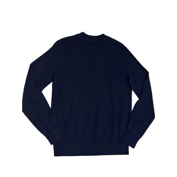 Selected Homme Men’s S Navy 100% Merino Wool Mock Neck Knit Sweater NWT - Picture 2 of 10